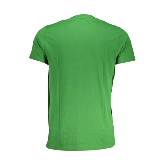 Cavalli Class Green Cotton T-Shirt green-cotton-t-shirt-84