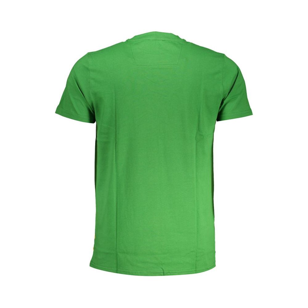 Cavalli Class Green Cotton T-Shirt green-cotton-t-shirt-86