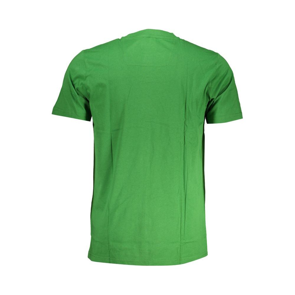 Cavalli Class Green Cotton T-Shirt green-cotton-t-shirt-88