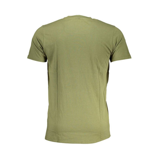 Cavalli Class Green Cotton T-Shirt green-cotton-t-shirt-89