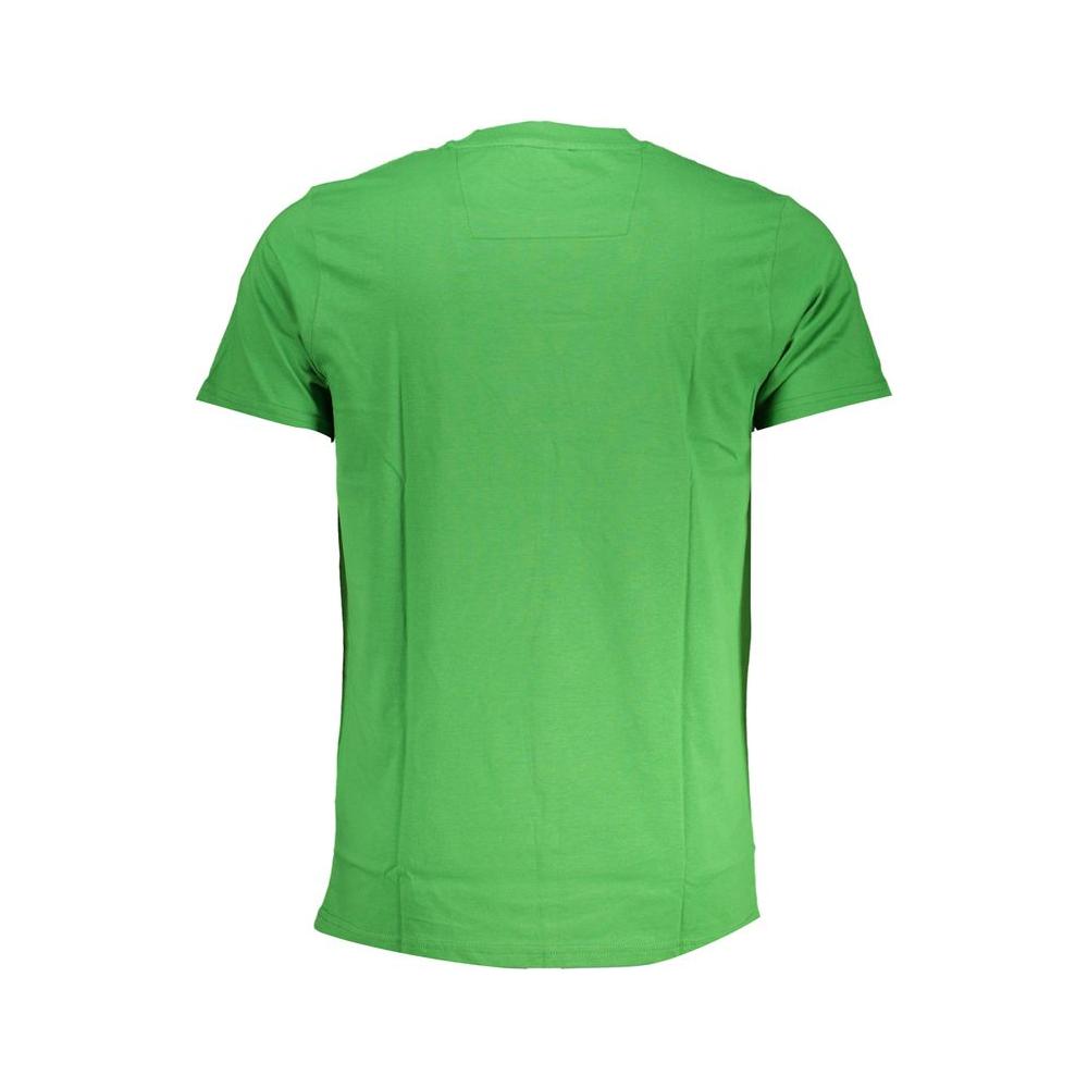 Cavalli Class Green Cotton T-Shirt green-cotton-t-shirt-91