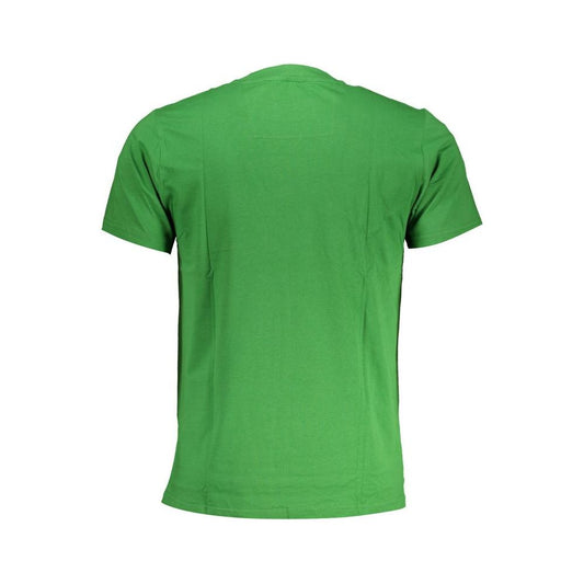 Cavalli Class Green Cotton T-Shirt green-cotton-t-shirt-92