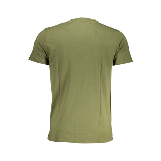 Cavalli Class Green Cotton T-Shirt green-cotton-t-shirt-93