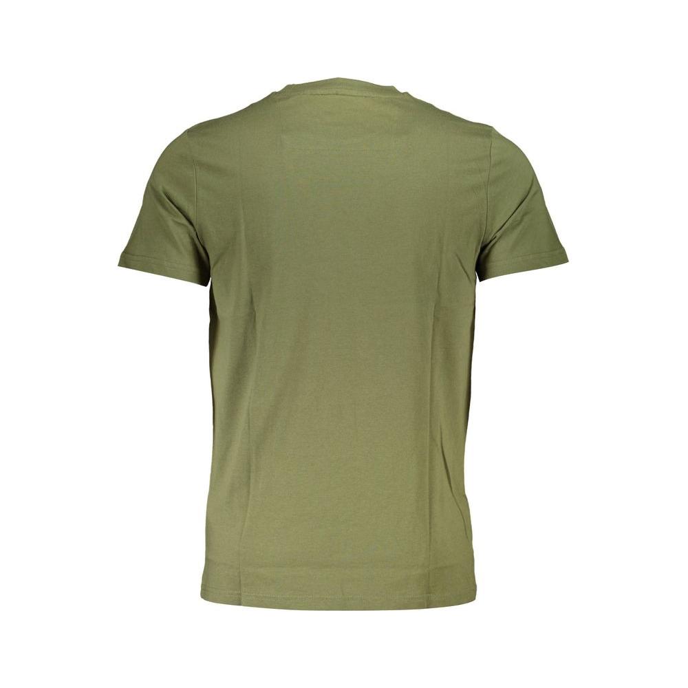 Cavalli Class Green Cotton T-Shirt green-cotton-t-shirt-29