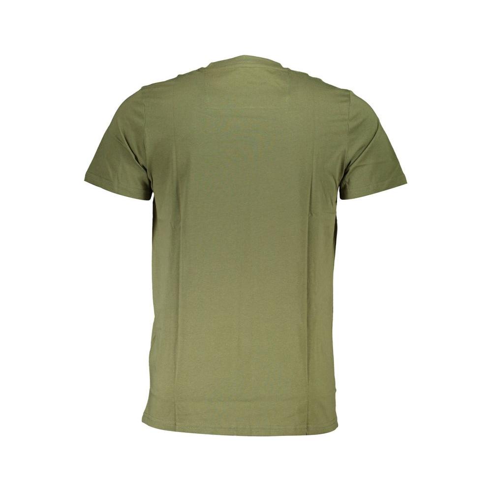 Cavalli Class Green Cotton T-Shirt green-cotton-t-shirt-30