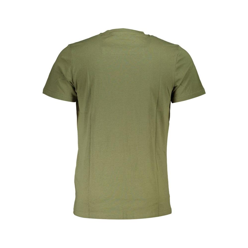 Cavalli Class Green Cotton T-Shirt green-cotton-t-shirt-31