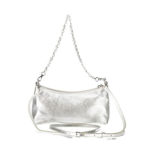 Coccinelle Silver Leather Handbag silver-leather-handbag