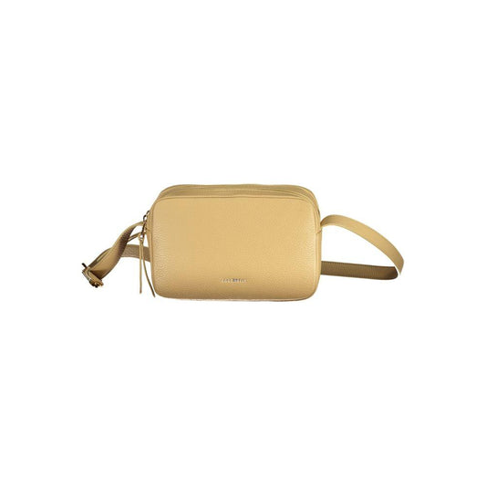 Coccinelle Beige Leather Handbag beige-leather-handbag-9