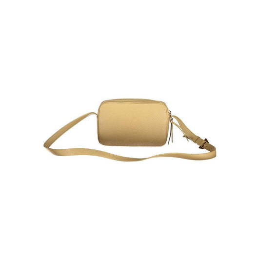 Coccinelle Beige Leather Handbag beige-leather-handbag-9