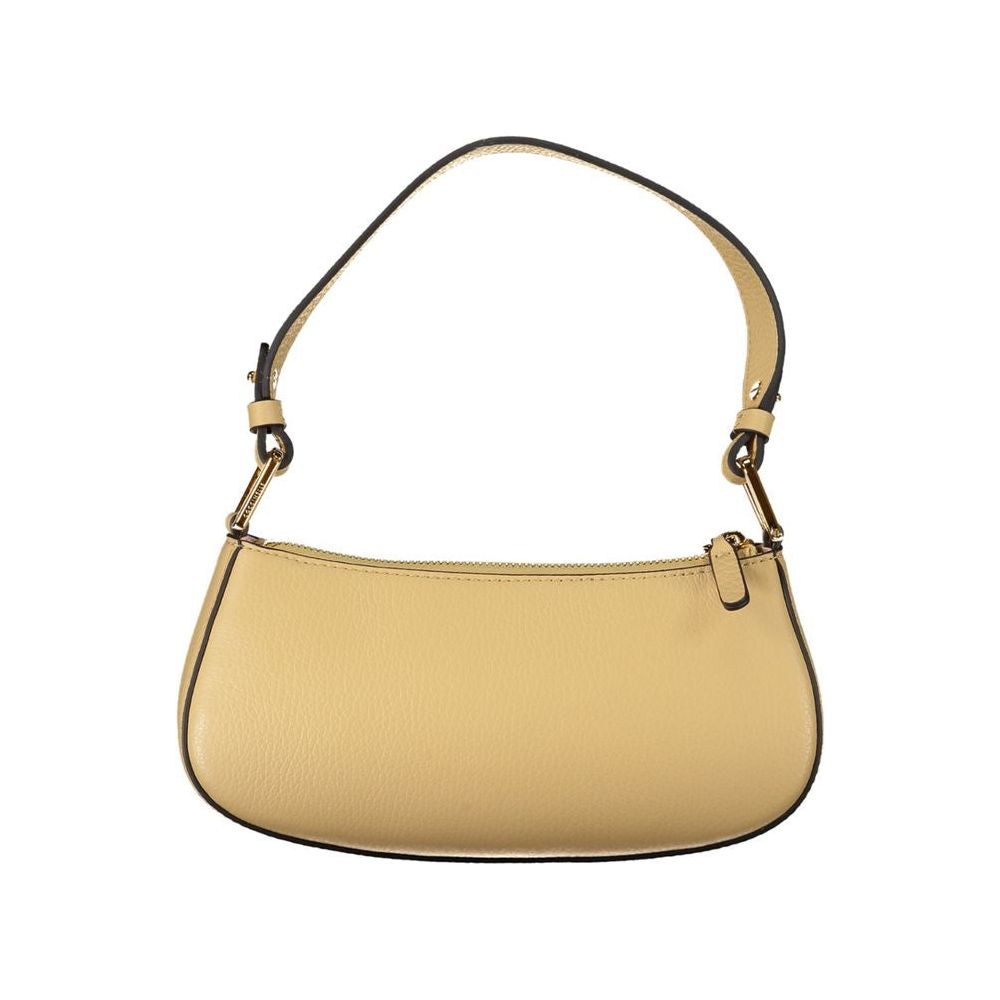 Coccinelle Beige Leather Handbag beige-leather-handbag-3