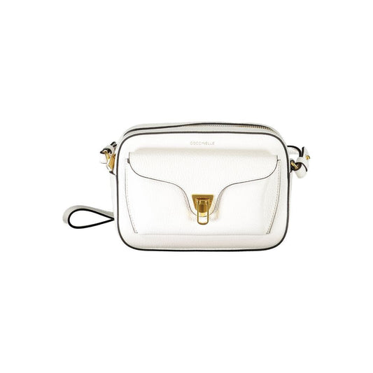 Coccinelle | White Leather Handbag| McRichard Designer Brands   