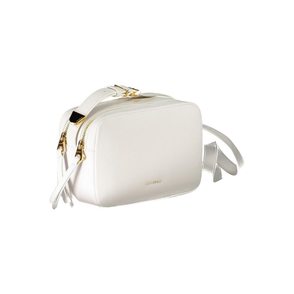 Coccinelle White Leather Handbag white-leather-handbag