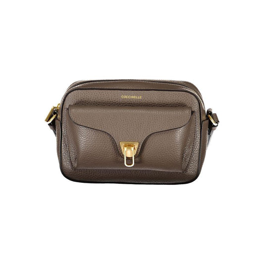 Coccinelle Brown Leather Handbag brown-leather-handbag-9