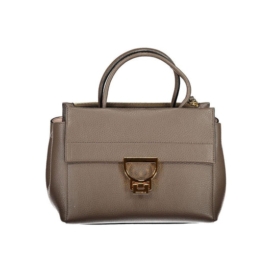 Coccinelle Brown Leather Handbag brown-leather-handbag-1