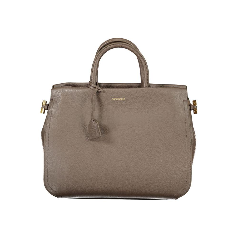 Coccinelle Brown Leather Handbag brown-leather-handbag-4
