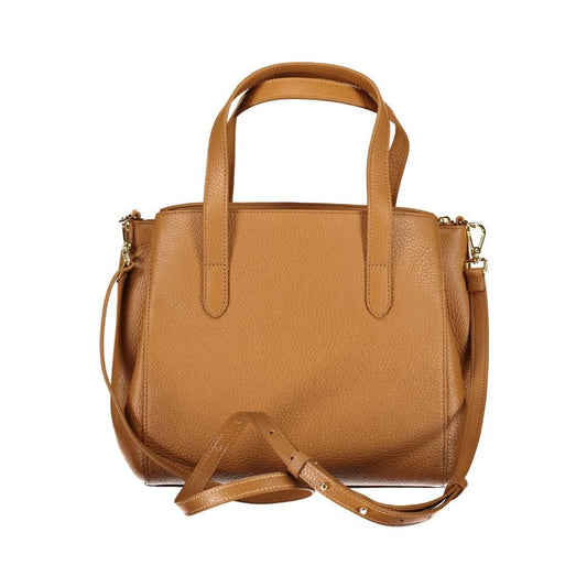 Coccinelle Brown Leather Handbag brown-leather-handbag-7