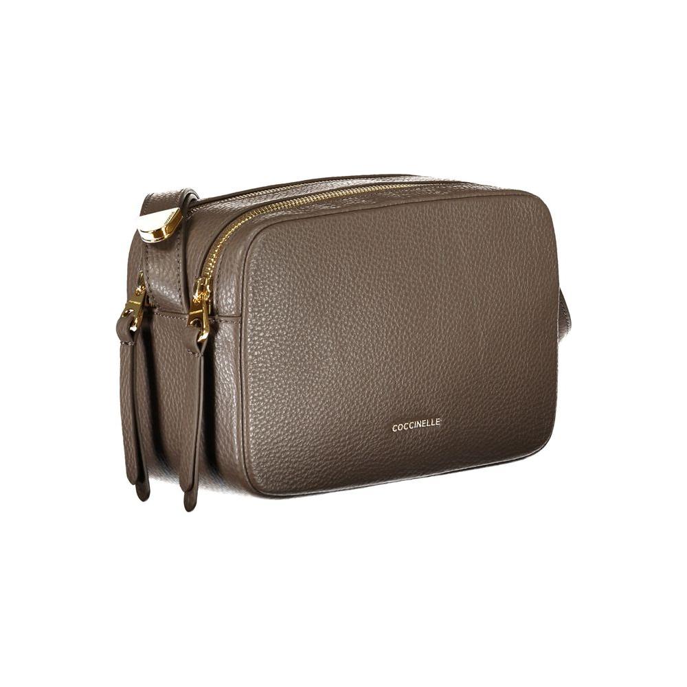 Coccinelle Brown Leather Handbag brown-leather-handbag-8
