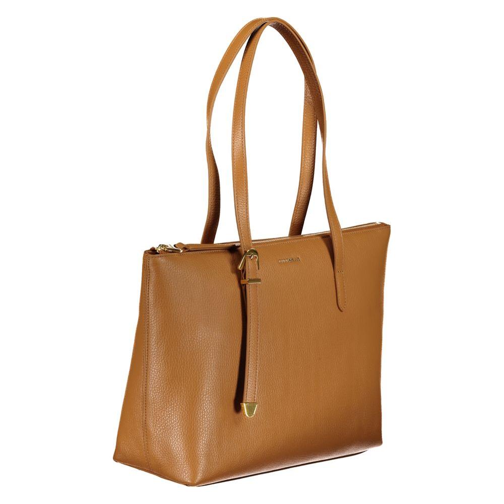 Coccinelle Brown Leather Handbag brown-leather-handbag-2