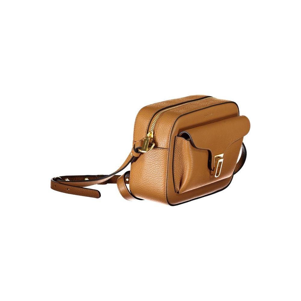 Coccinelle Brown Leather Handbag brown-leather-handbag-6
