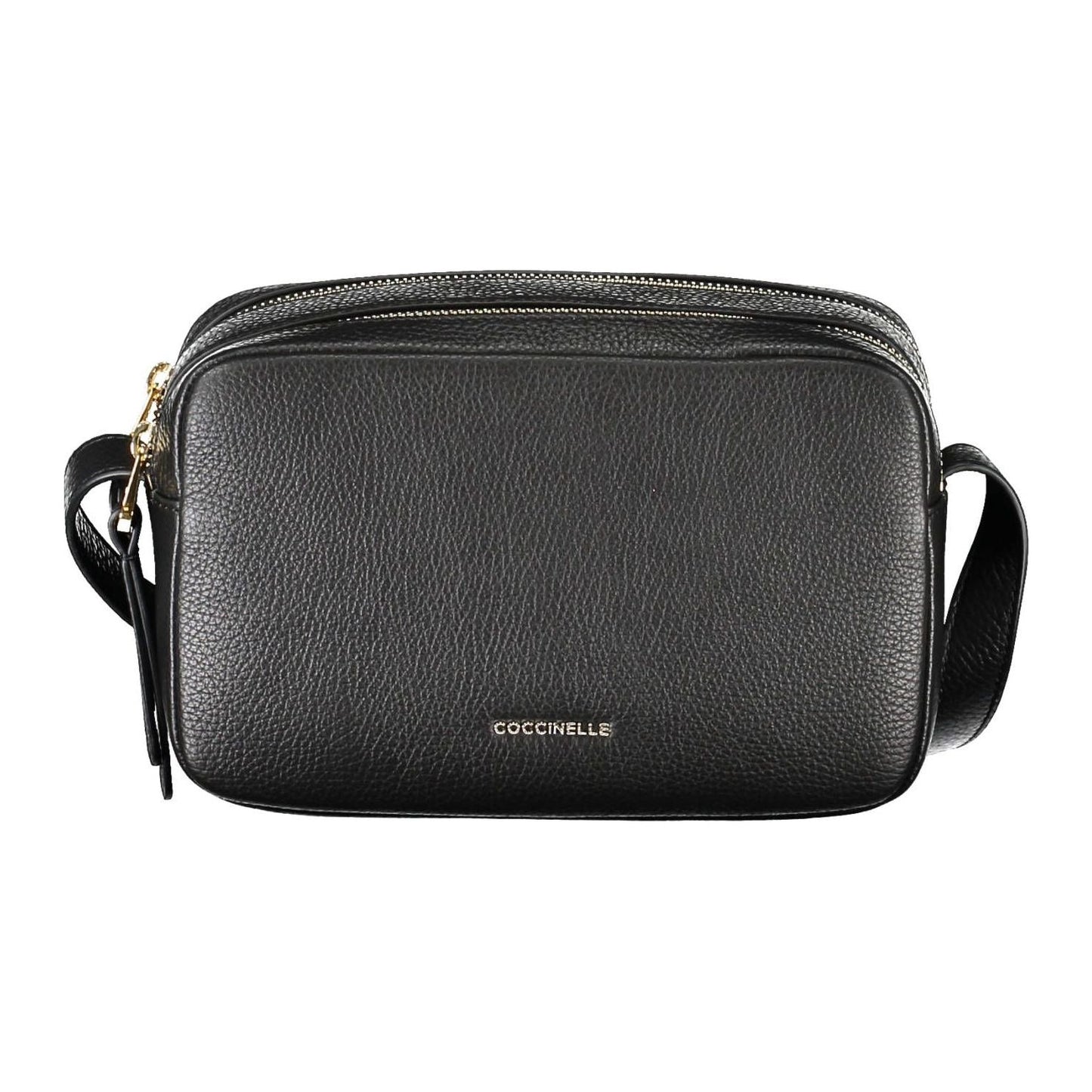 CoccinelleElegant Black Leather Shoulder Bag with LogoMcRichard Designer Brands£259.00