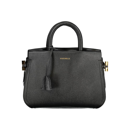 Coccinelle Black Leather Handbag black-leather-handbag-5