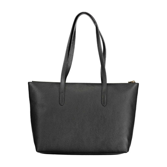 Coccinelle Black Leather Handbag black-leather-handbag-3
