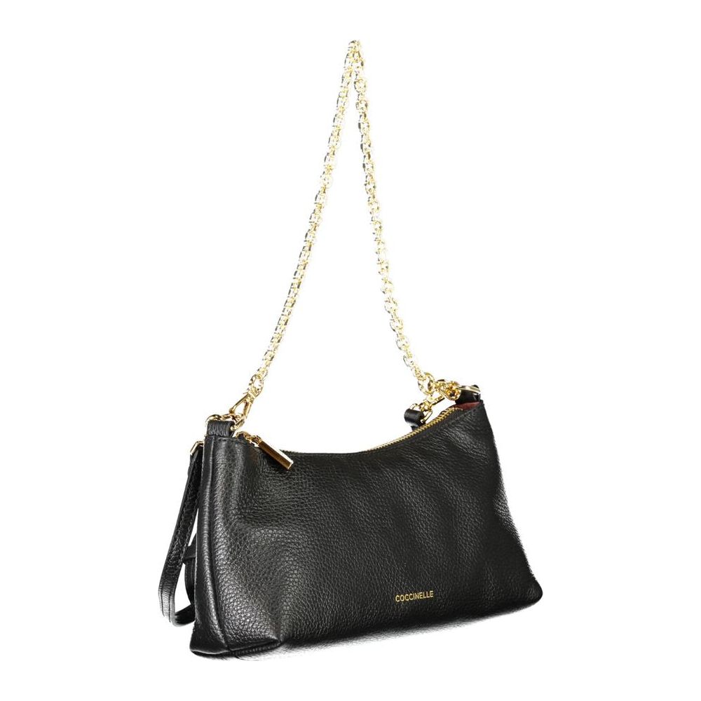 Coccinelle Black Leather Handbag black-leather-handbag-14
