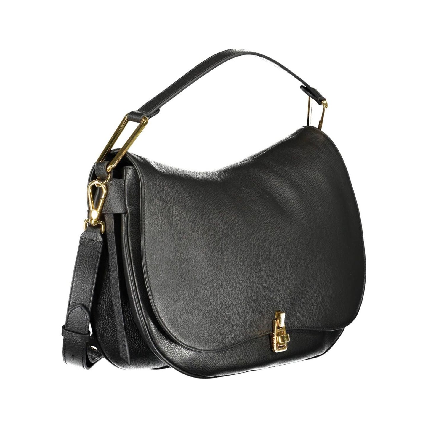Coccinelle | Chic Black Leather Shoulder Bag| McRichard Designer Brands   