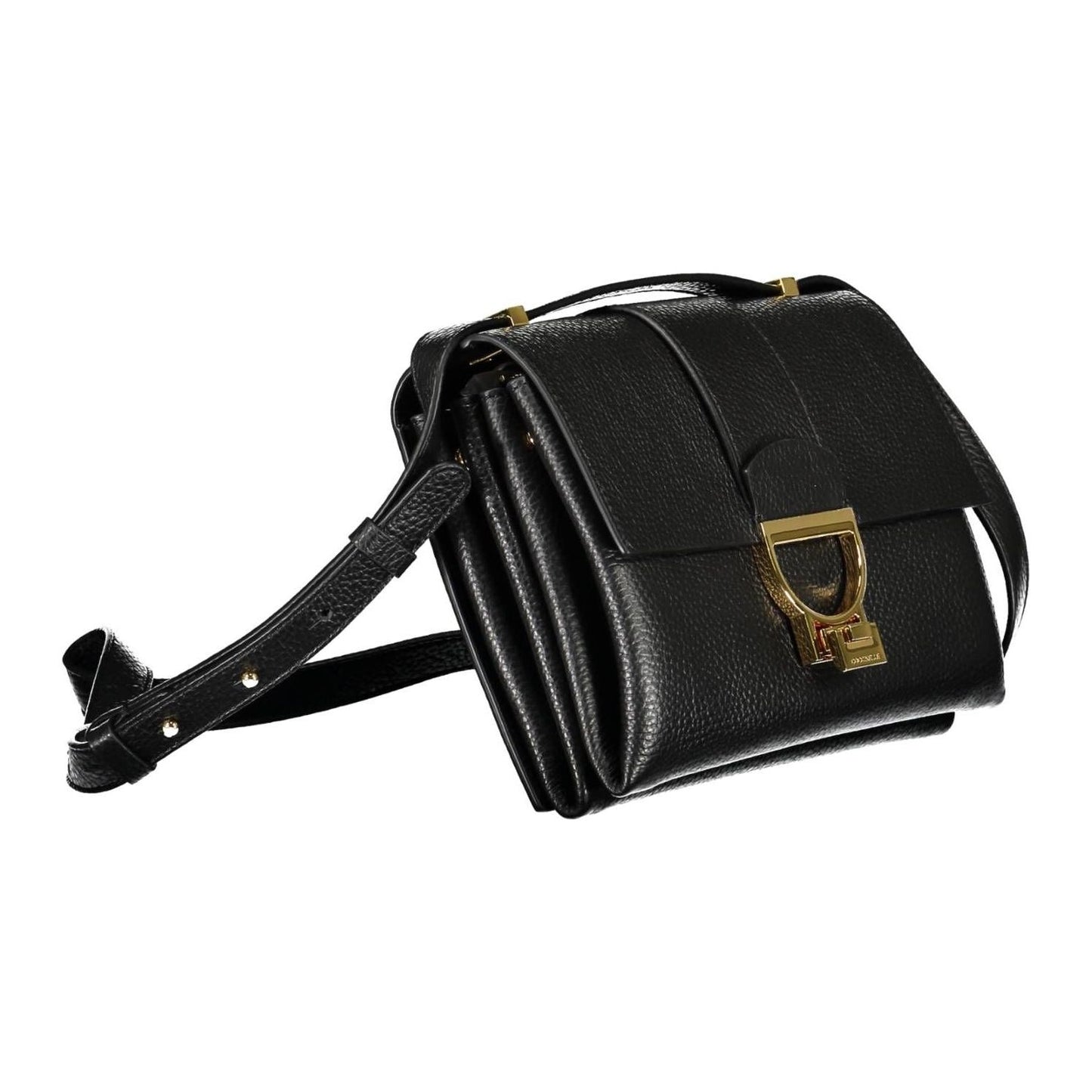 Coccinelle Chic Black Leather Shoulder Bag chic-black-leather-shoulder-bag