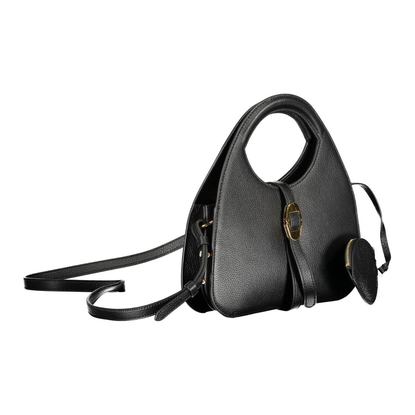 Elegant Duo-Compartment Leather Handbag