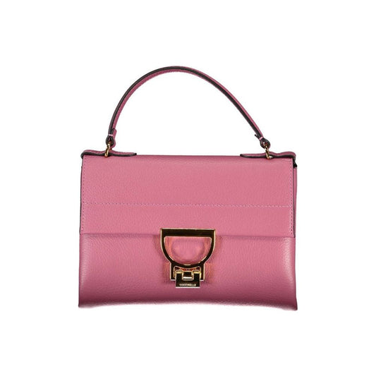 Pink Leather Handbag Coccinelle