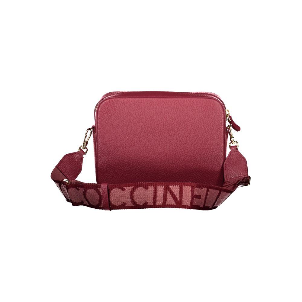 Coccinelle Red Leather Handbag red-leather-handbag-1