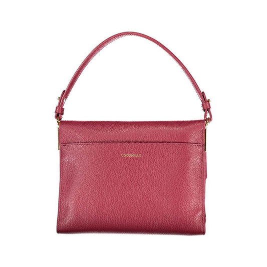 Coccinelle Red Leather Handbag red-leather-handbag-3