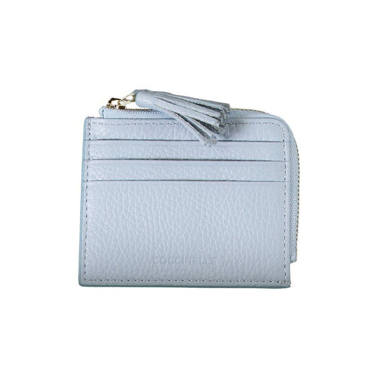 Coccinelle | Light Blue Leather Wallet| McRichard Designer Brands   