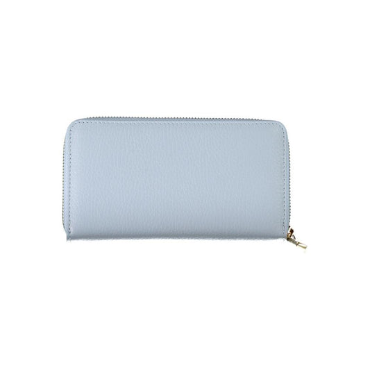 Coccinelle | Light Blue Leather Wallet| McRichard Designer Brands   