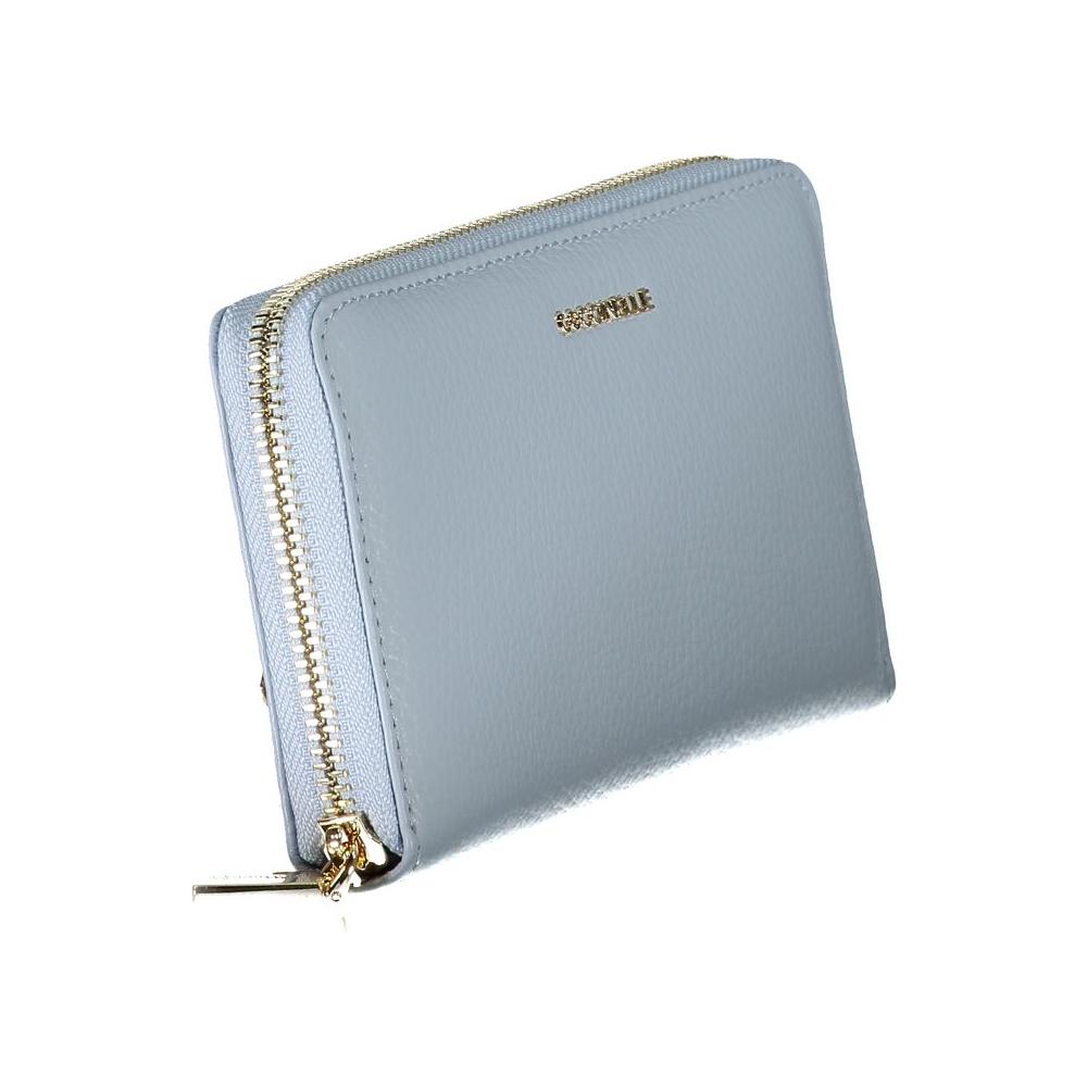 Light Blue Leather Wallet