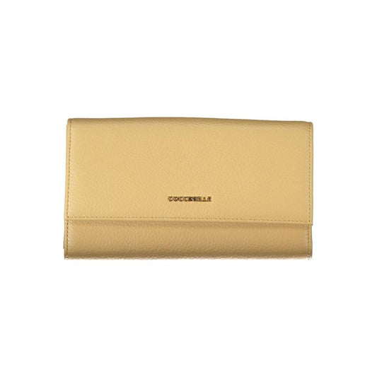 Coccinelle Beige Leather Wallet beige-leather-wallet-1