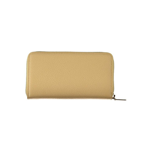 Coccinelle | Beige Leather Wallet| McRichard Designer Brands   