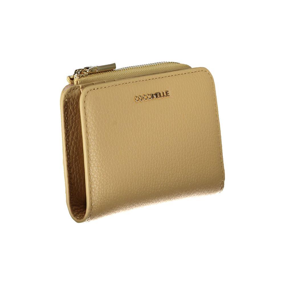 Coccinelle Beige Leather Wallet beige-leather-wallet-5