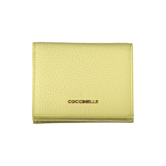 Coccinelle Yellow Leather Wallet yellow-leather-wallet