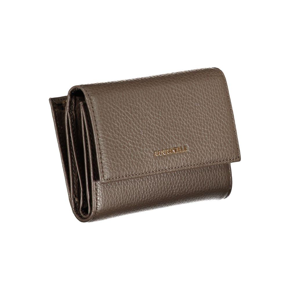 Coccinelle | Elegant Triple Compartment Leather Wallet| McRichard Designer Brands   