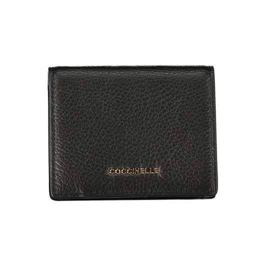 Coccinelle | Black Leather Wallet| McRichard Designer Brands   