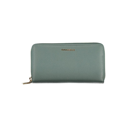 Coccinelle Chic Green Leather Wallet with Ample Storage chic-green-leather-wallet-with-ample-storage