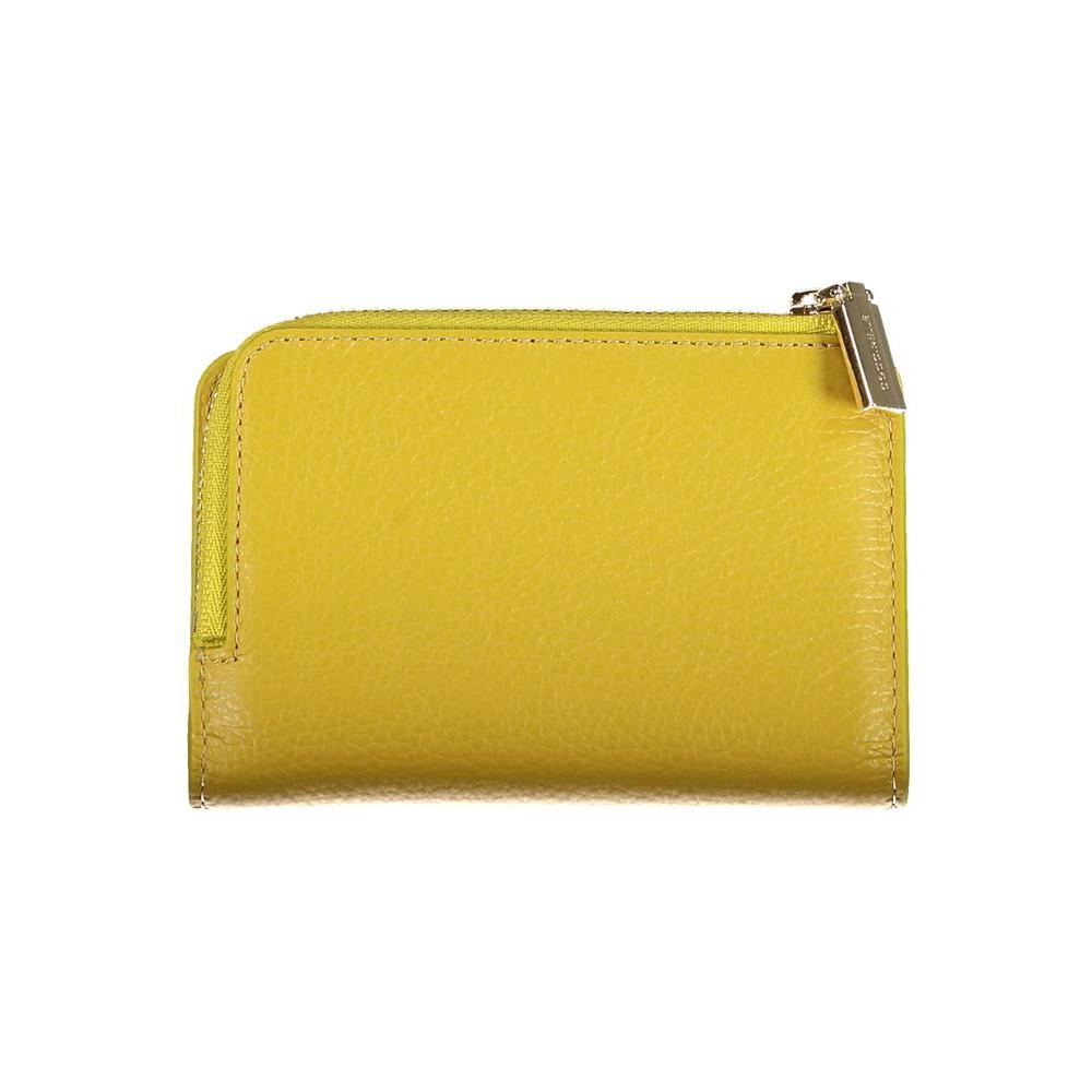 Coccinelle | Elegant Green Leather Wallet with Secure Fastenings| McRichard Designer Brands   