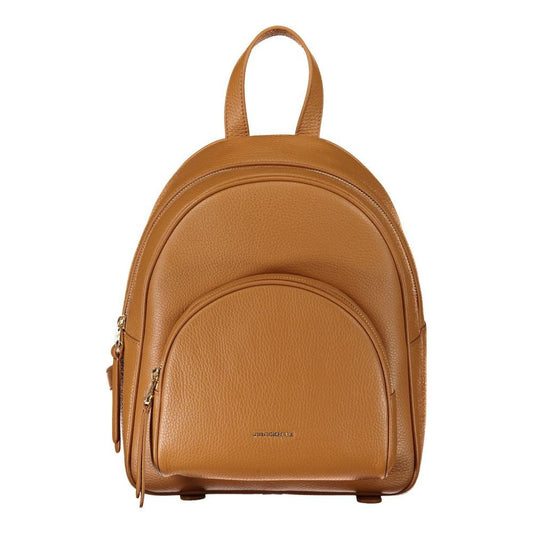 Coccinelle | Brown Leather Backpack| McRichard Designer Brands   