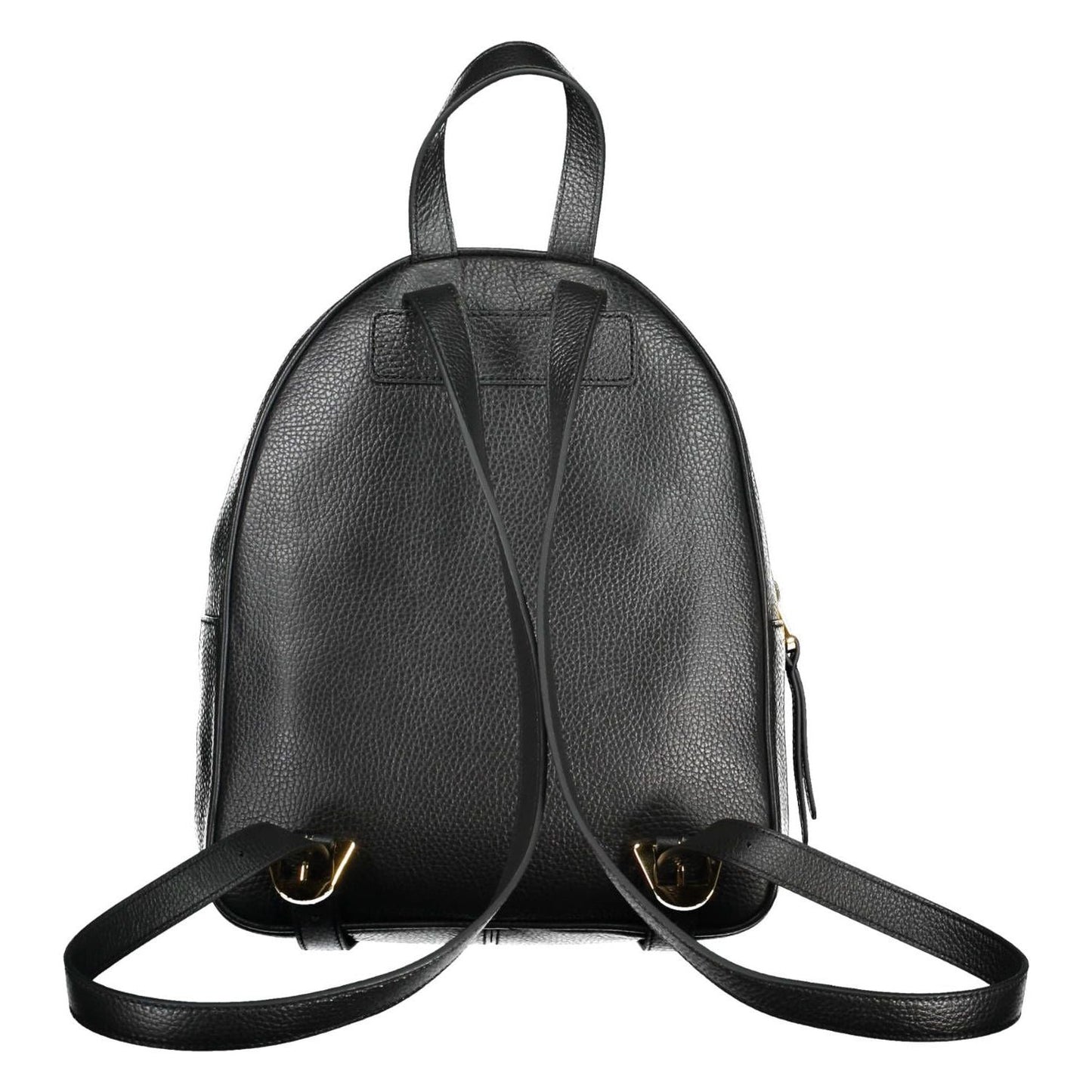 Coccinelle Elegant Black Leather Backpack elegant-black-leather-backpack