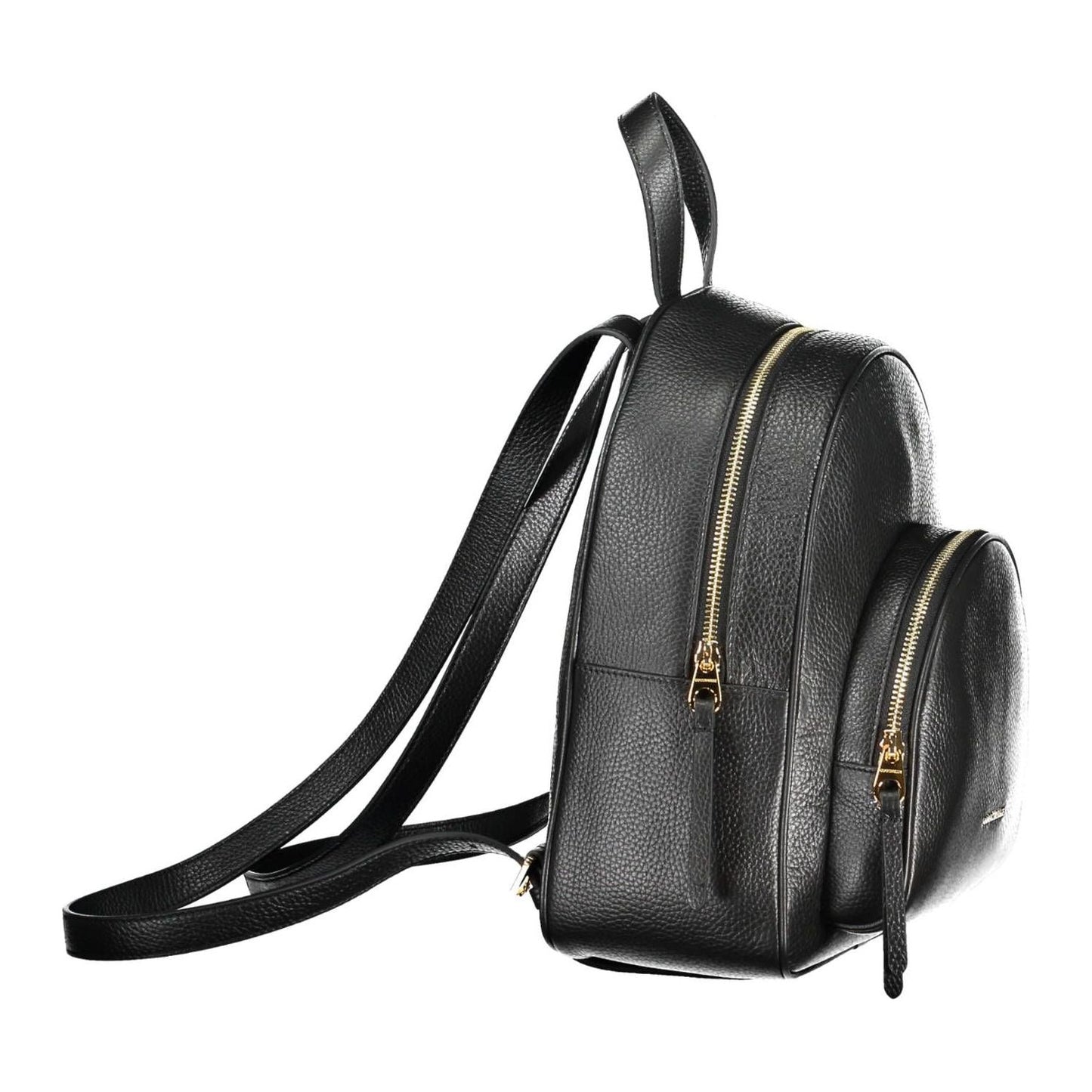 Coccinelle Elegant Black Leather Backpack elegant-black-leather-backpack