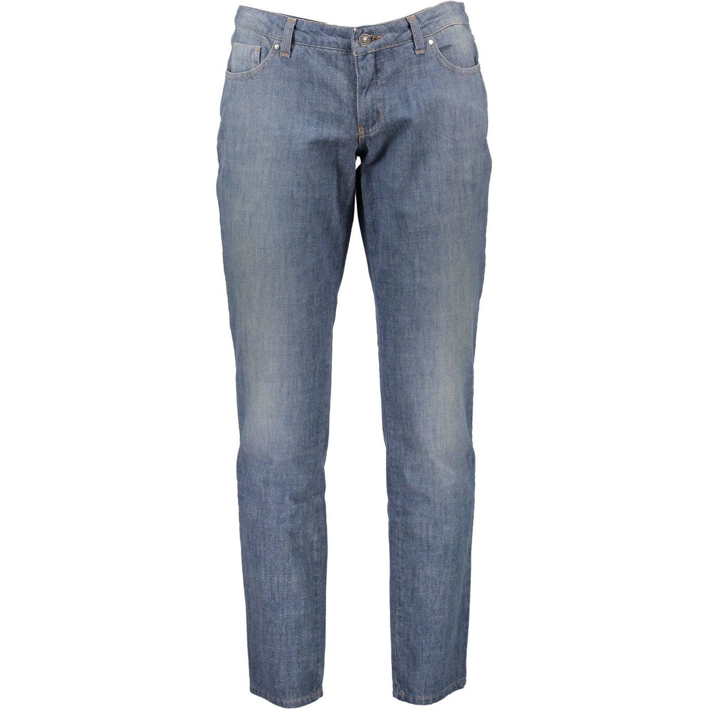 Costume National Chic Faded Blue Denim Jeans chic-faded-blue-denim-jeans