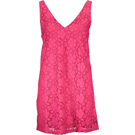 Desigual Pink Viscose Dress pink-viscose-dress