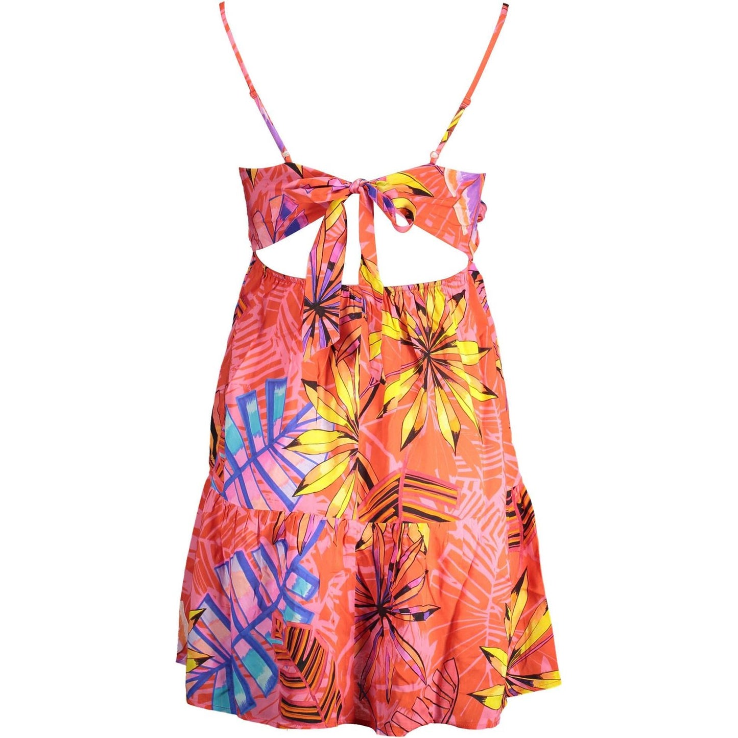 Desigual Radiant Pink Summer Dress with Delicate Details radiant-pink-summer-dress-with-delicate-details